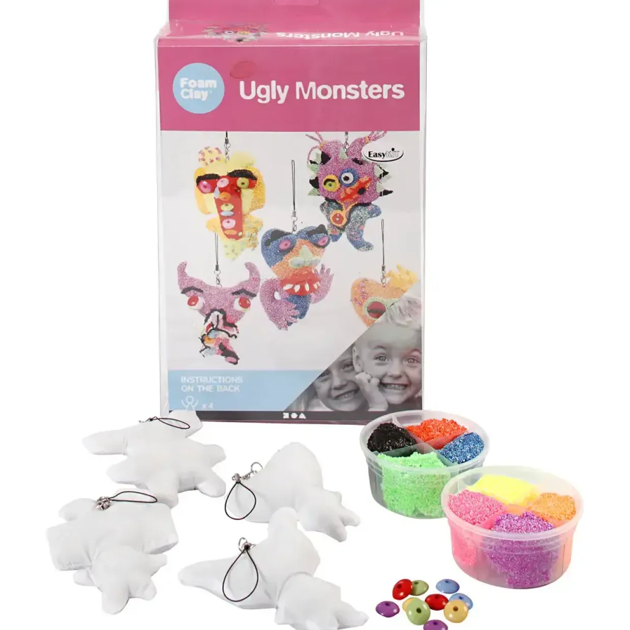 DIY kit Ugly Monster - 1 sæt small