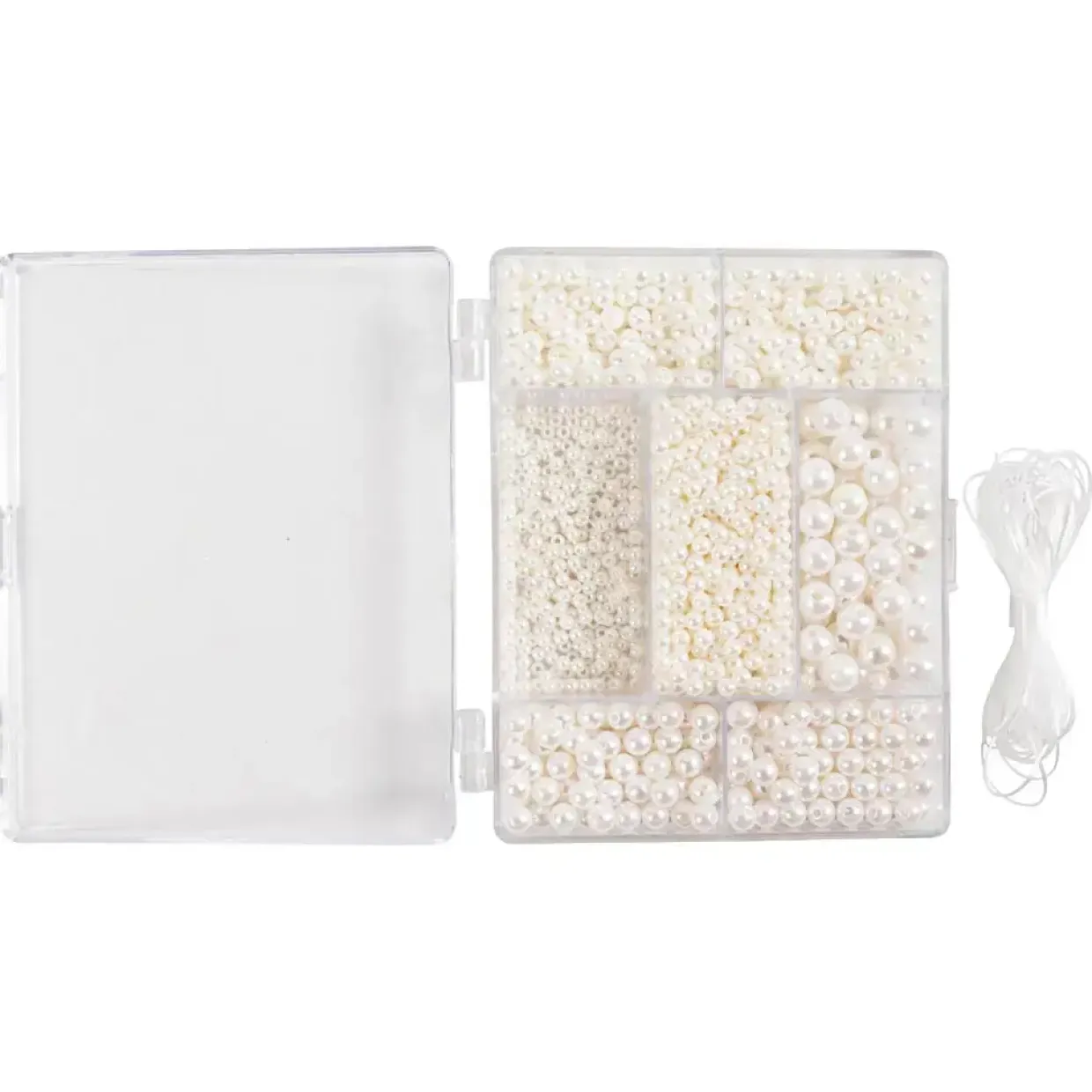 DIY Mix Smykker, Halskæde og armbånd, hvid perlemor
