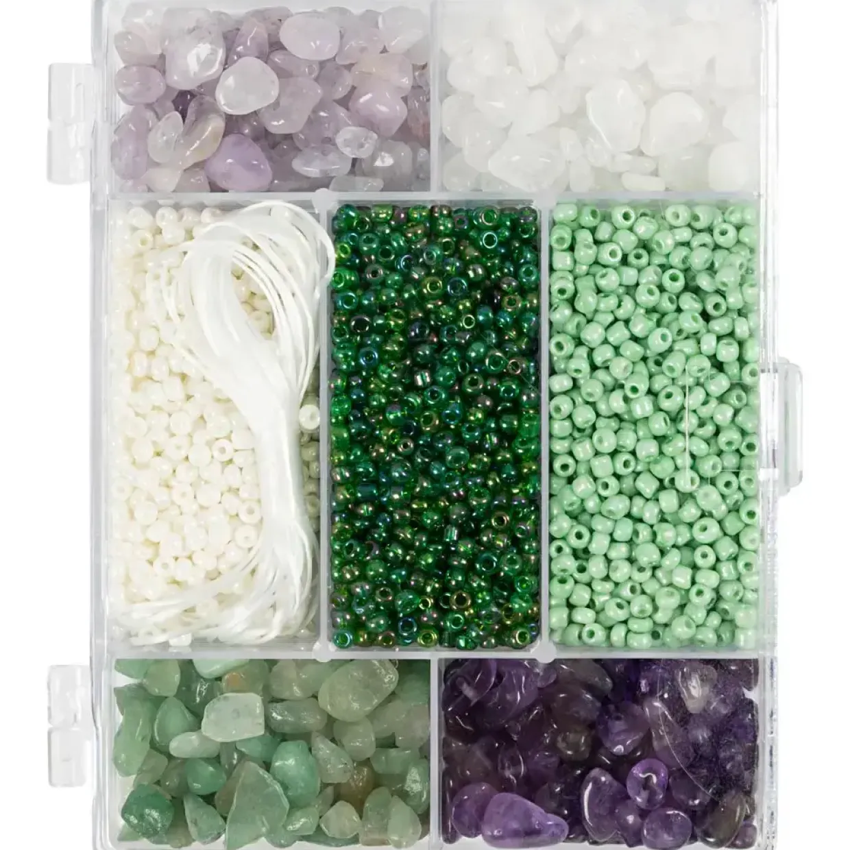 DIY Mix Smykker, Krystaller, ass. farver, 1pk./ 1 pk.