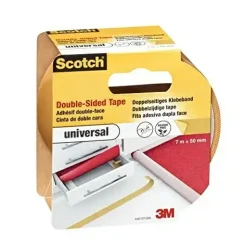 Dobbeltklæbende tape - Tæppe tape - 3M - 50mmx7m - Standard Universal