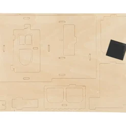 3D Puslespil Hus med veranda størrelse 22,5 x 16 x 17,5 krydsfiner