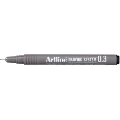 Drawingpen - Artline EK233 - 0,3 mm - Sort