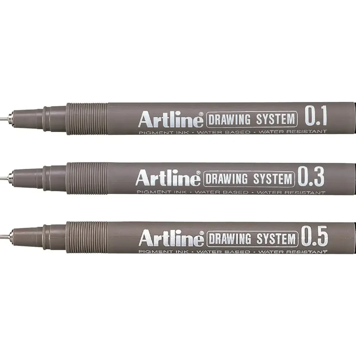 Drawing System Artline 3-sæt sort