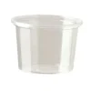 Dressingbæger 100 ml Ø70x47 mm Rundt PS Klar - 30 pk x 100 stk/krt