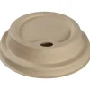 Drikkelåg, ABENA Gastro, Ø8cm, brun, bagasse, WR - 1000 stk