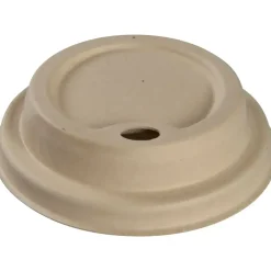 Drikkelåg, ABENA Gastro, Ø8cm, brun, bagasse, WR - 1000 stk