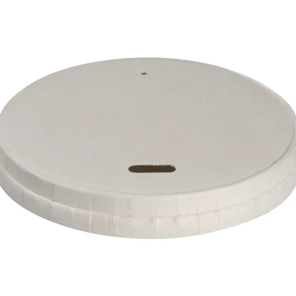 Drikkelåg ABENA Gastro Ø8cm hvid papir vandbaseret coating plastfri - 1000 stk