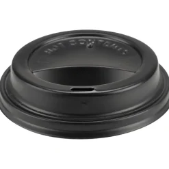 Drikkelåg, ABENA Gastro, Ø9cm, sort, PP - 1000 stk