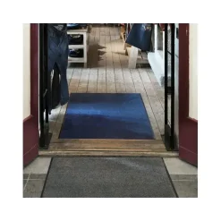 Dørmåtte Solett blå 60x90cm 8mm med kantliste PP vinyl - 5 stk