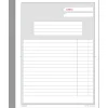 Duplikatbog 148 x 200 mm 92220440 - 10 bøger á 2x50 blade