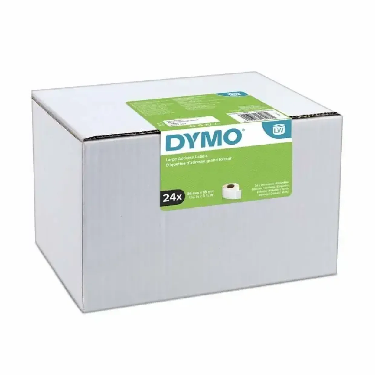 DYMO 13187 - Adresselabel 36 x 89 mm - 24 ruller