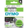 Dymo D1 tape 9mmx7m black/clear