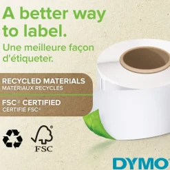 Dymo LabelWriter 25mmX54mm Return Address Labels 6 Rolls of 500 L