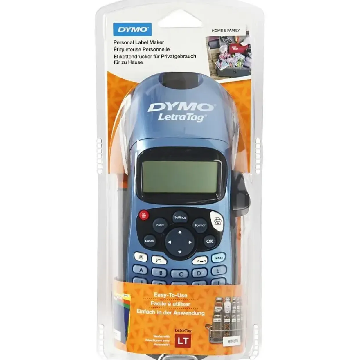 Dymo Letratag model LT-100H. Inkl. 1 rl. papirtape