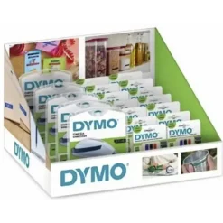 Dymo Omega Prægemaskine Borddisplay EOL 5 stk maskiner og 16 rul tape