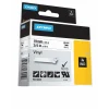DYMO S0718620 - Rhino labeltape 19 mm x 5,5 m sort på hvid vinyl tape - 5 stk