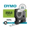 DYMO Tape D1 45807 - Labeltape 19 mm sort på rød