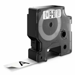 DYMO Tape D1 45803 - Label tape 19 mm sort på hvid