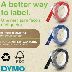 Dymo tape sort 9 mm 3D - 3 ruller
