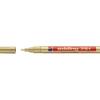 Edding 751 permanent marker - Guld rund spids 1-2 mm - 10 stk