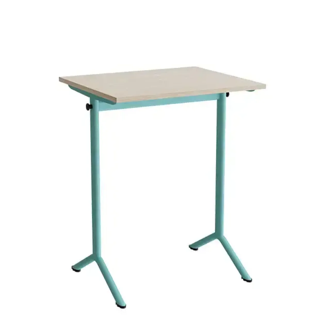 Elevbord - Atlas 1130 - 700 x 600 mm - eg højtrykslaminat - turkis stel