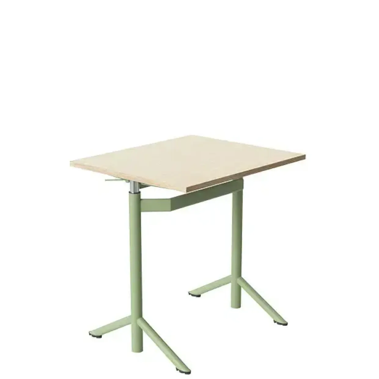 Elevbord hæve-sænke - Atlas 1132 700x600 mm eg laminat - Grøn
