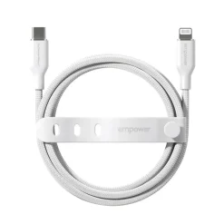 Empower by PanzerGlass Racing 60W USB-C to Lightning Cable 1.2M SilverWhite