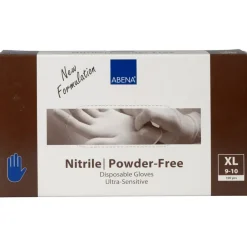 Engangshandsker ABENA Ultra sensitive XL blå nitril pudderfri - 100 stk