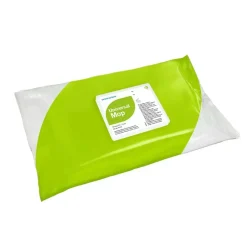 Engangsmoppe - Wet Wipe - 45x13 cm - Grøn - 3-lags