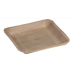 Engangstallerkener palmeblade 24 x 24 cm - 100 stk