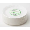 Engangs tallerken pap 18 cm - 100 stk