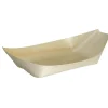 Engangs tallerken træbåd ABENA Gastro 22x12x2cm nature træ - 1000 stk
