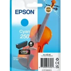 Epson Blækpatron Singlepack Cyan 250 ink