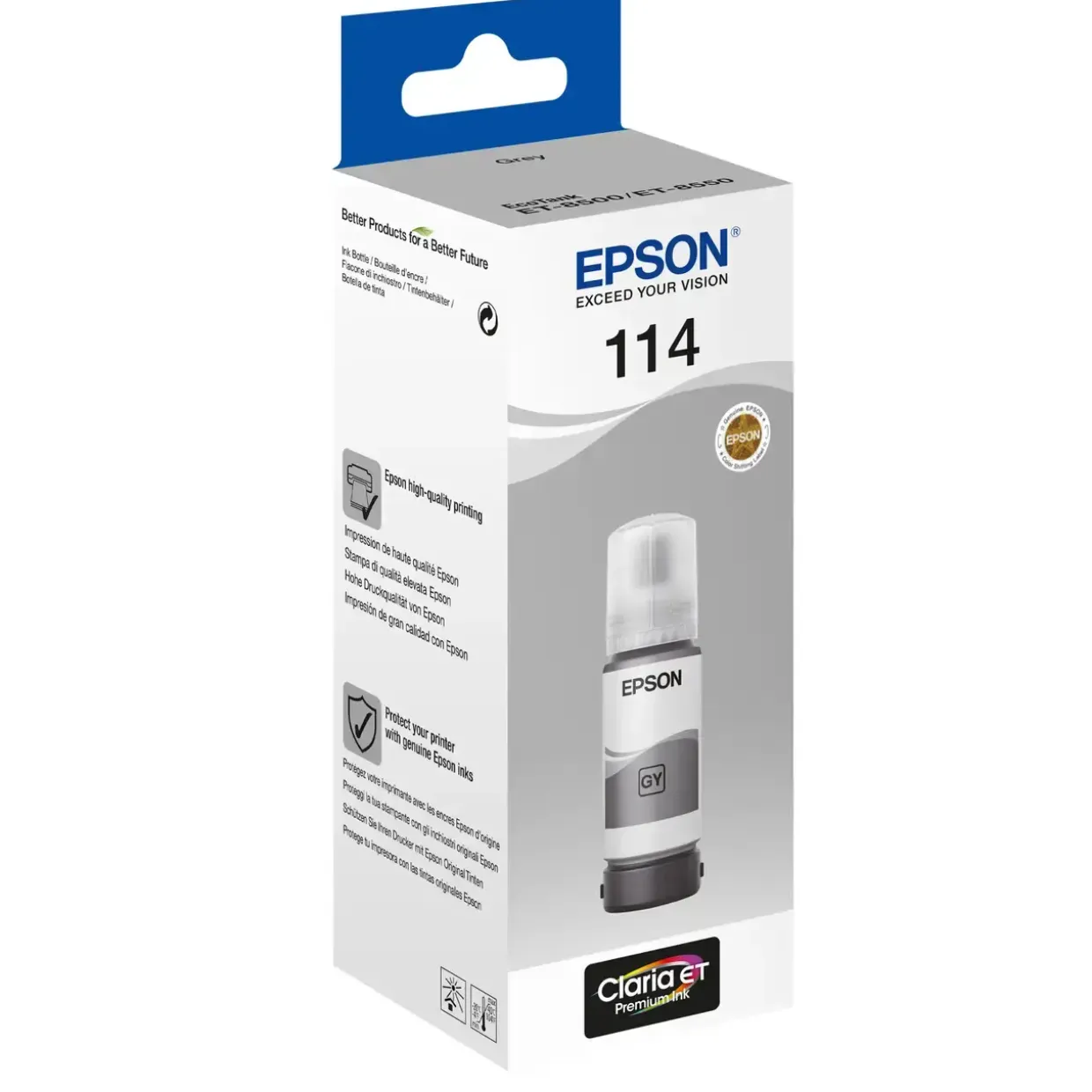 Epson 114 EcoTank blækflaske grå