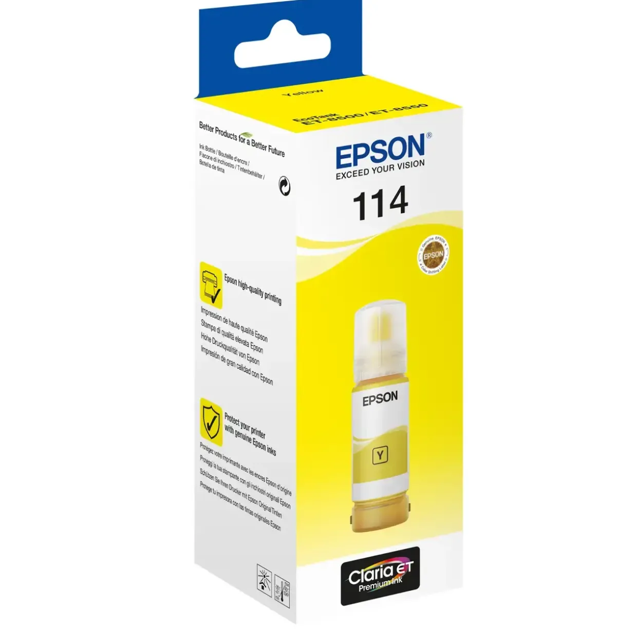 Epson 114 EcoTank blækflaske gul