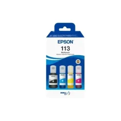 Epson 113 EcoTank, Blækflaske, Sort & Farvet, Sampak
