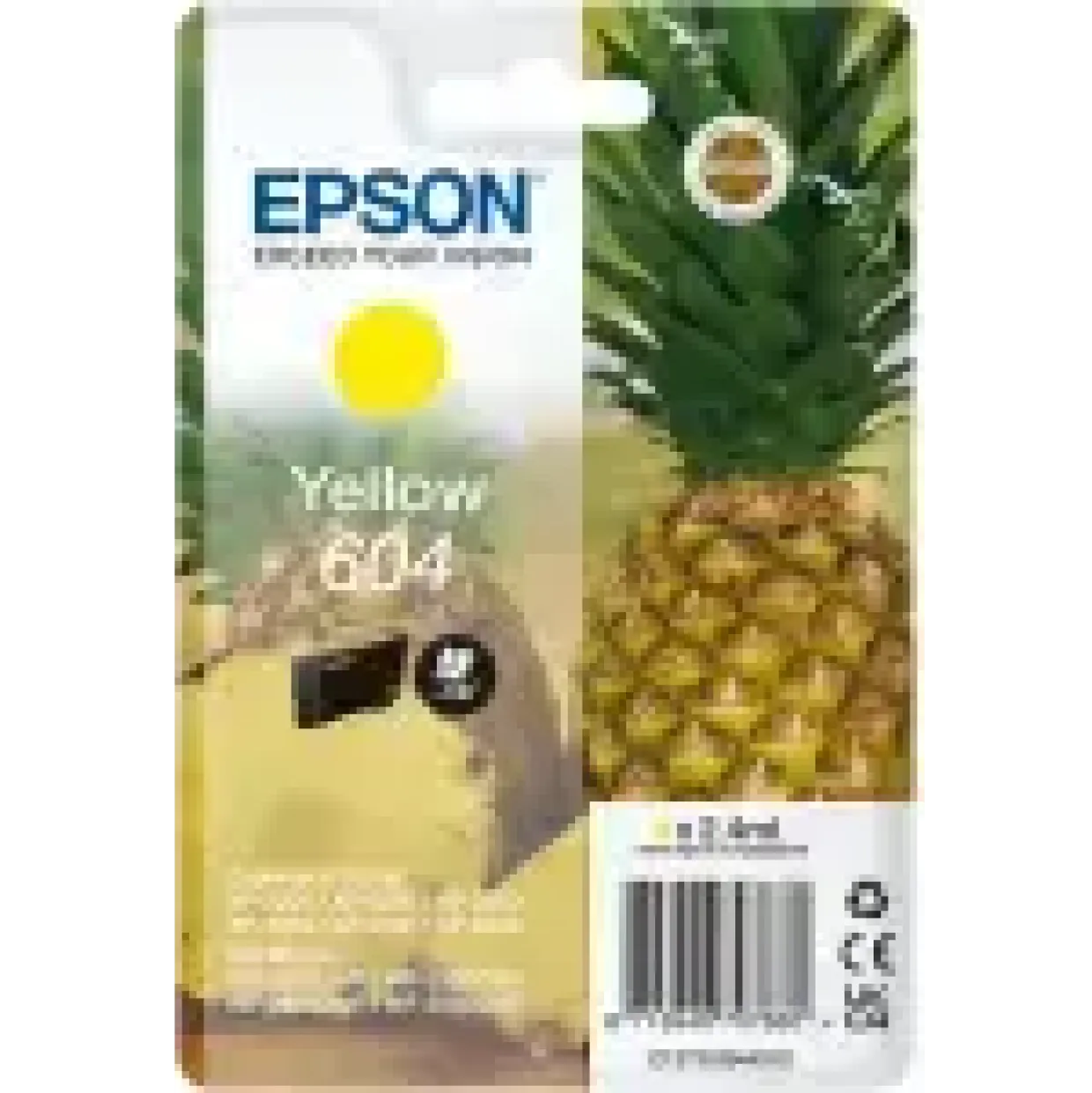Epson T604, Blækpatron, Gul, 130 sider