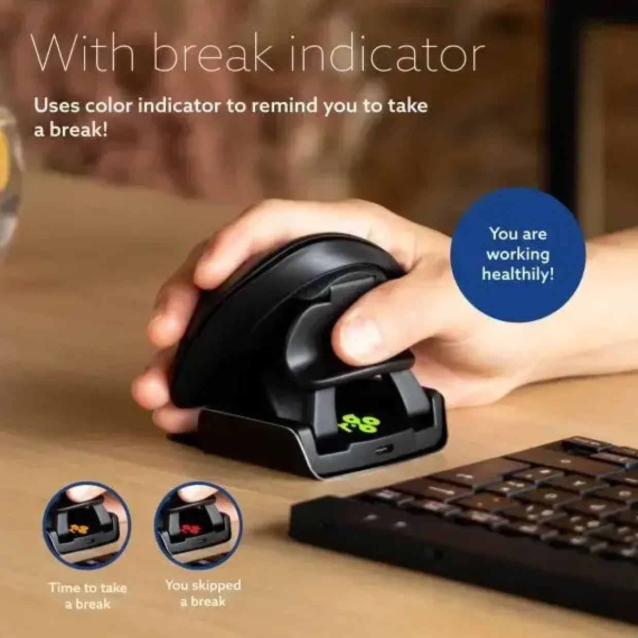 Ergonomisk mus R-Go Twister Ambidextrous Mouse