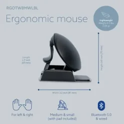 Ergonomisk mus R-Go Twister Ambidextrous Mouse