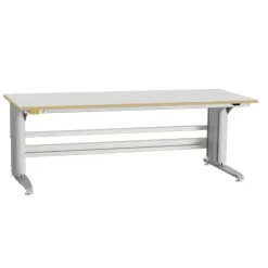 ESD-arbejdsbord Bord 400 2000x800mm grå måtte