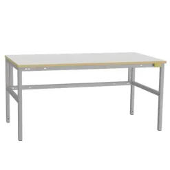ESD-arbejdsbord Let H 1500x800mm grå måtte