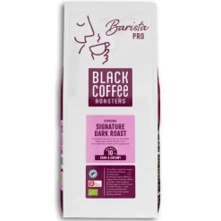 Espresso Black Coffee Signature Dark Roast hele bønner 1kg/ps - 6 stk