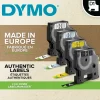 Etikettape - Dymo D1 12mmx7m - Hvid tekst på sort