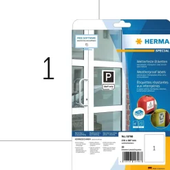 Etiketter Herma, ekstra vejrbestandig 210x297