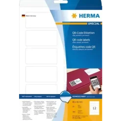 Etiketter Herma etiket Special QR-kode 80x40 (300) hvid