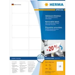 Etiketter HERMA Movables 63,5x46,6 (100)