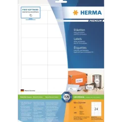 Etiketter Herma Premium 66,0x33,8 (240)