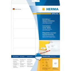 Etiketter Herma uigennemsigtig 96,5x42,3 (300)