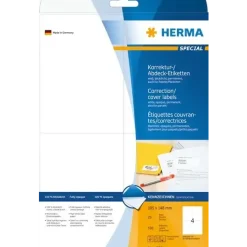 Etiketter Herma uigennemsigtig 105x148 (100)