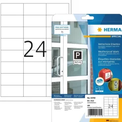 Etiketter Herma, vejrbestandig 66x33,8